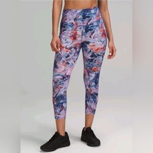 Lululemon Base Pace HR Crop 23” Brushed Nulux High Rise Size 12 $88